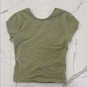 Edikted Backless Olive Green Women's Top